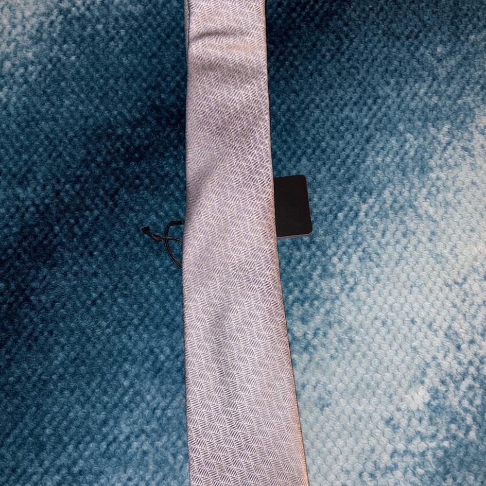 Emporio Armani Light Gray Patterned Tie